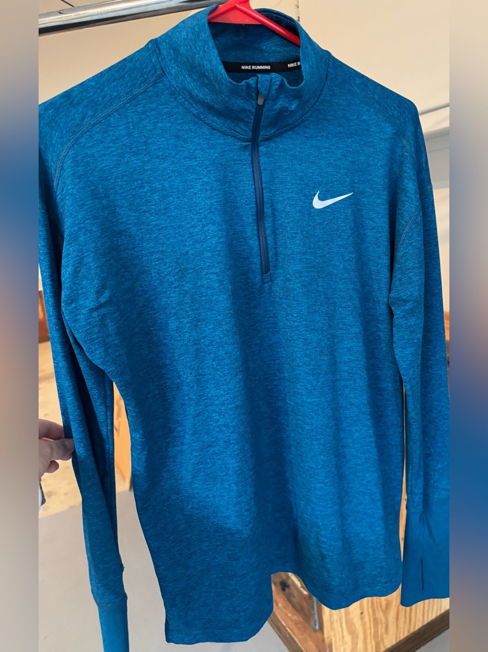 Nike Teal Heather Dri-FIT Running Top
